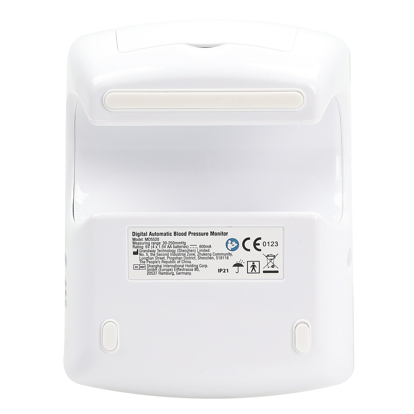 Blood Pressure Monitor - Premium Back Image