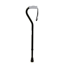 Load image into Gallery viewer, full view of the Black premium offset cane
