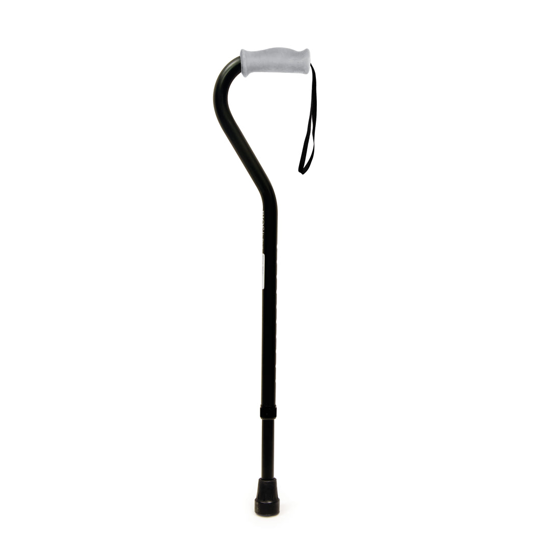 full view of the Black premium offset cane