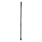 back view of the J handle cane