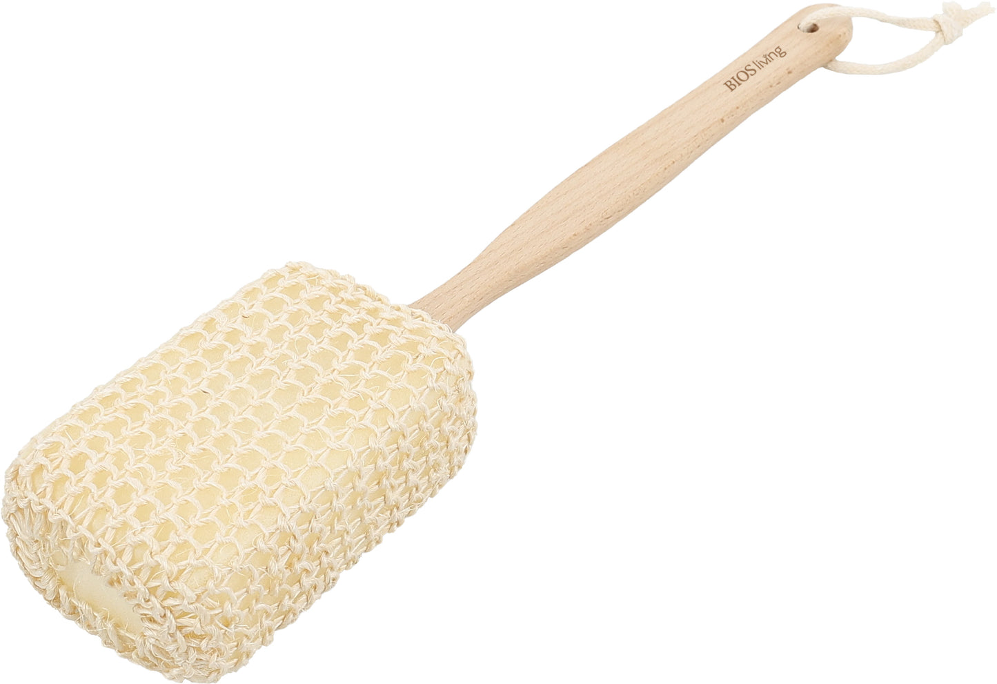 Wooden Long-Handled Bath Sponge & Sisal