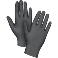 Gants jetables de calibre médical, nitrile - noirs