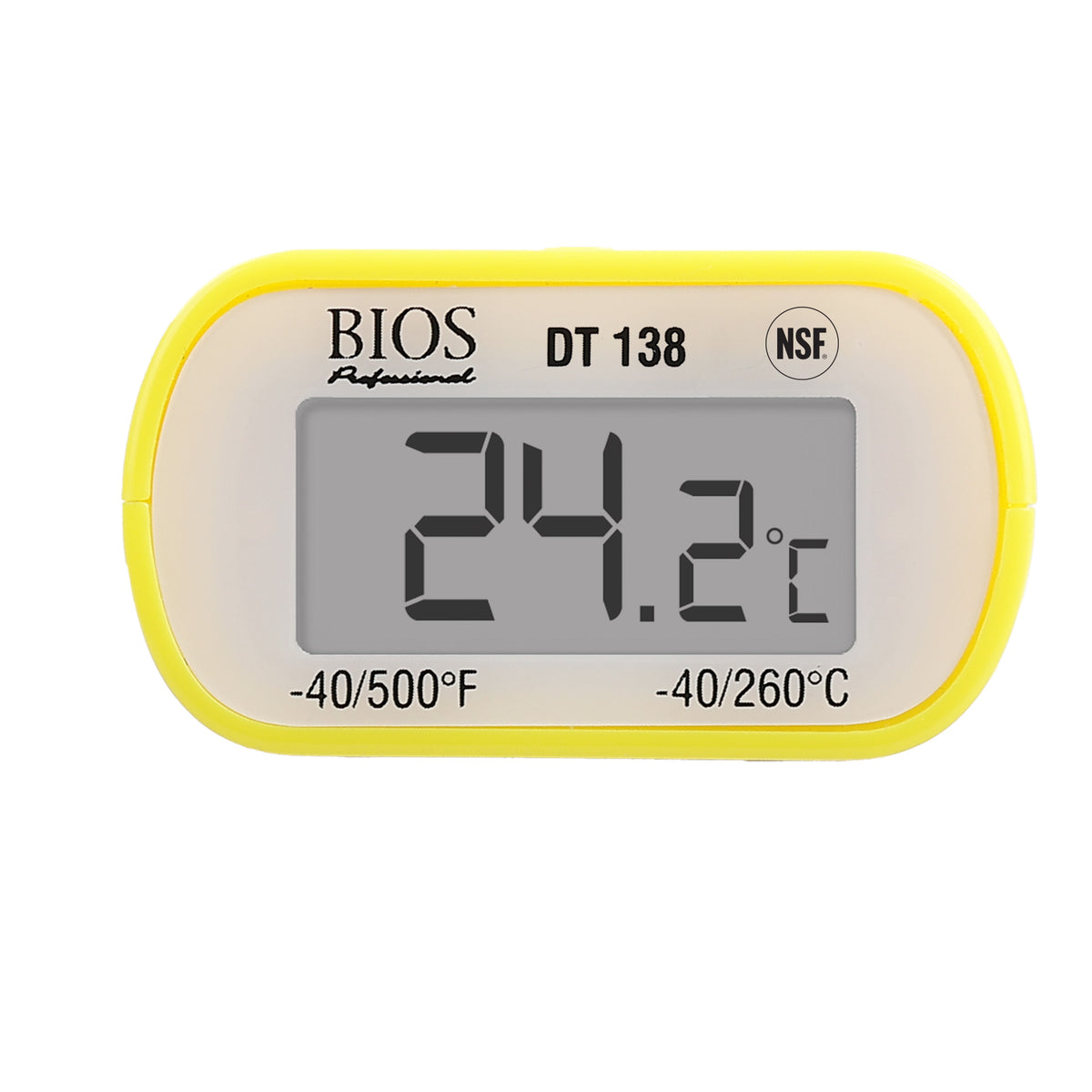 Chef Pocket Thermometer - Yellow - display