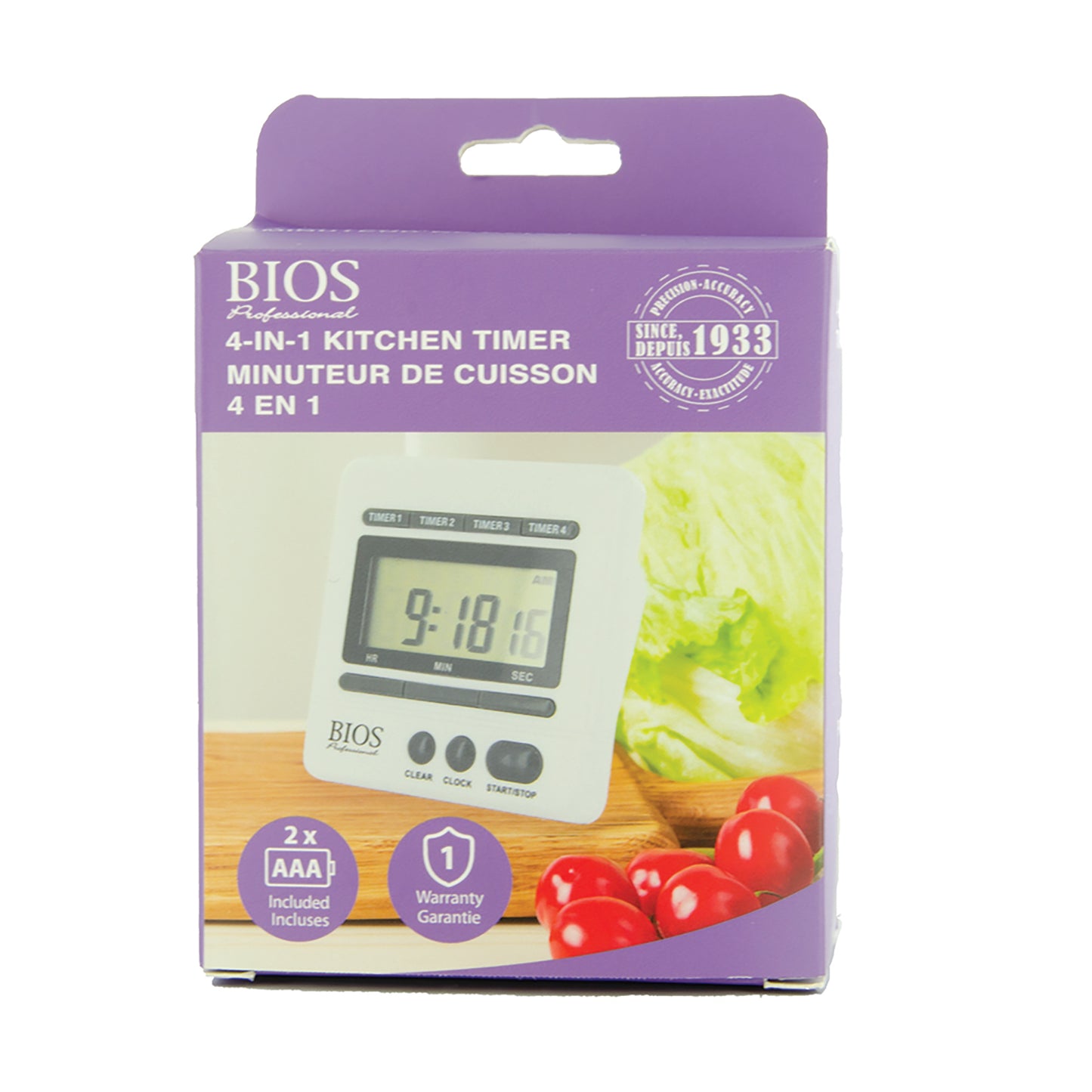 4-in-1 Kitchen Timer packaging