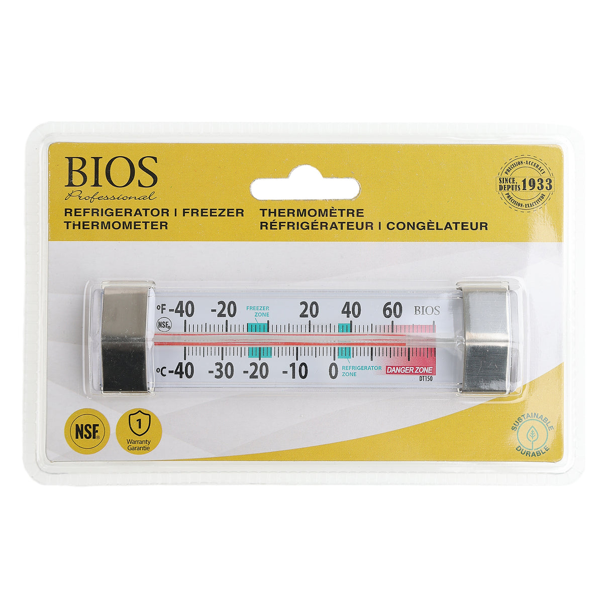 Refrigerator / Freezer Thermometer packaging front