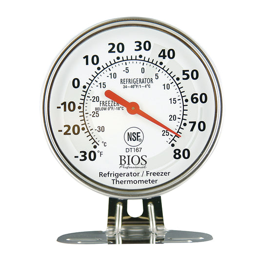 3” / 7.5 cm Dial Fridge & Freezer Thermometer