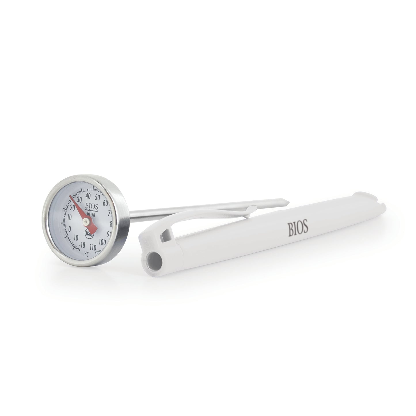 Food Safety Coloured Thermometers White