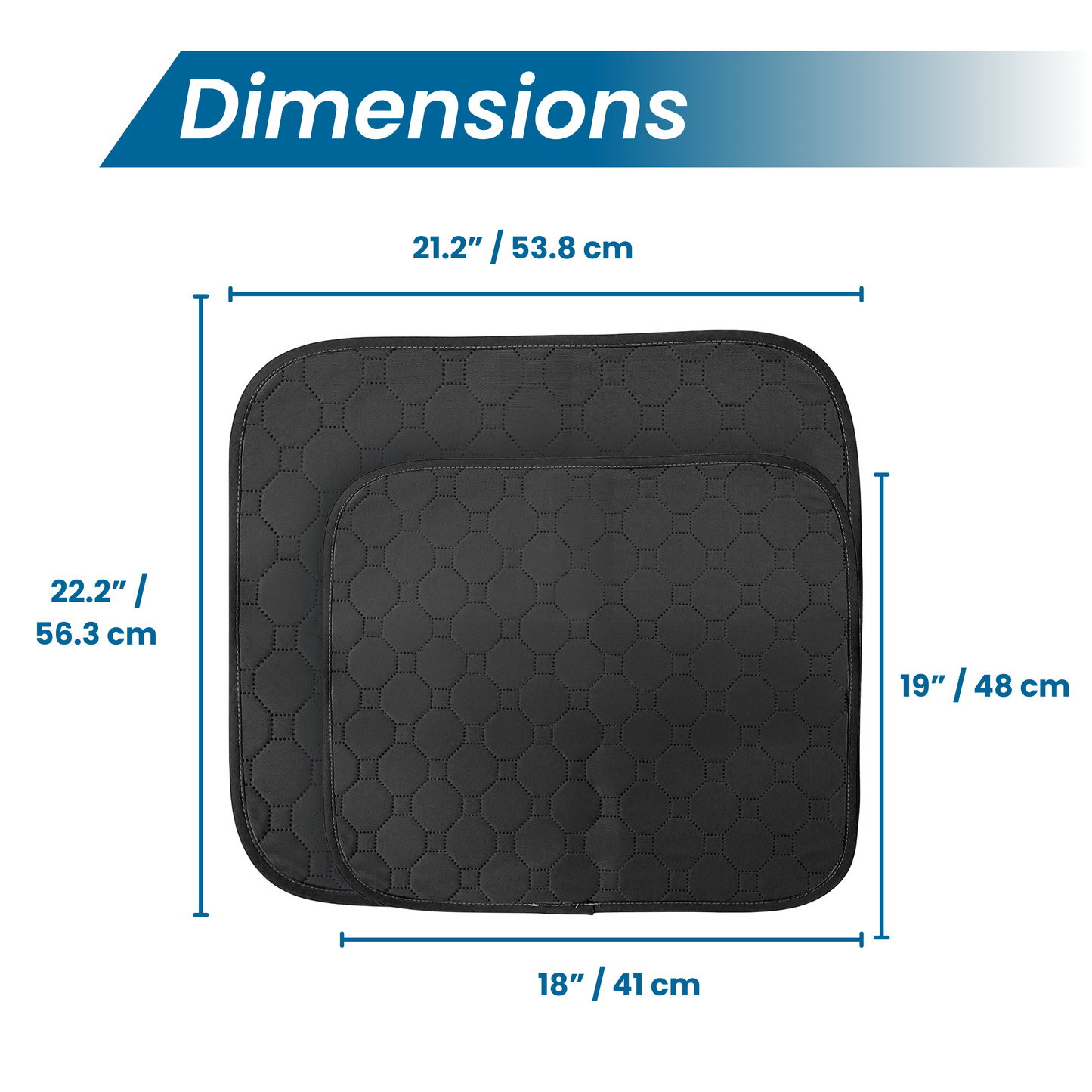 Alèse réutilisable pour petits espaces (lot de 2)