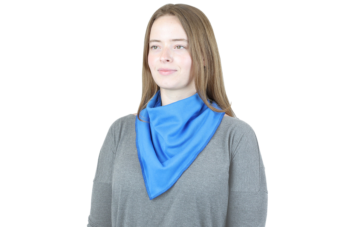 BANDANA CLOTHING PROTECTORS BLUE FRONT