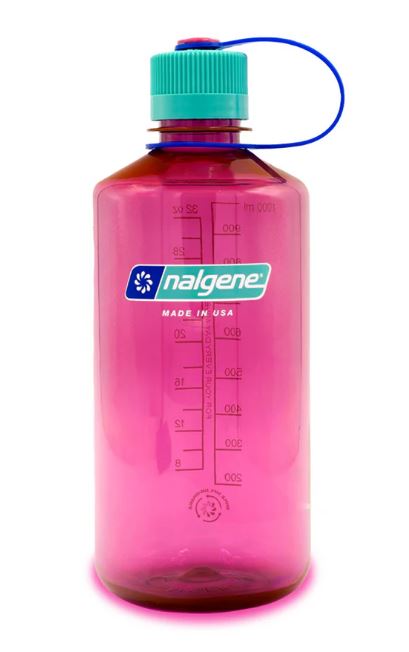 Bouteille à grand goulot Sustain de Nalgene — 32 oz, 'Electric Magenta'