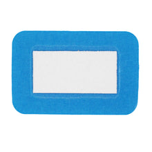Load image into Gallery viewer, Blue Metal Detectable Large Patch Bandages Back Image
