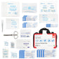 100 pieces first aid kit contents image