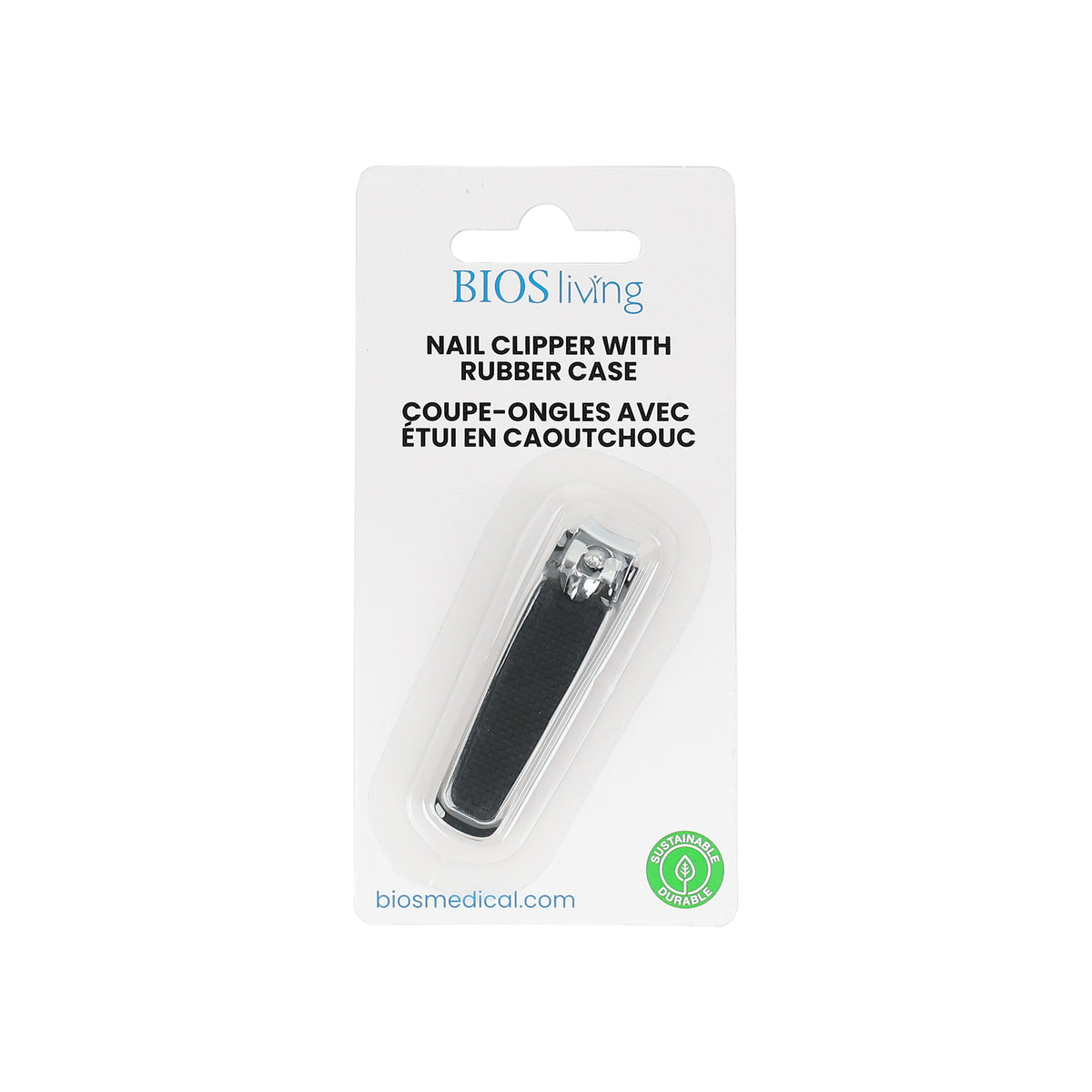Nail Clipper With Rubber Case pkg front