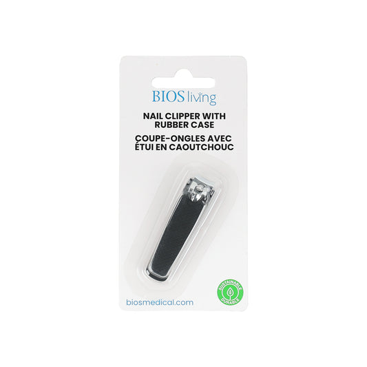 Nail Clipper With Rubber Case pkg front