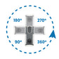 Rotating Nail Clipper With Magnifier blade