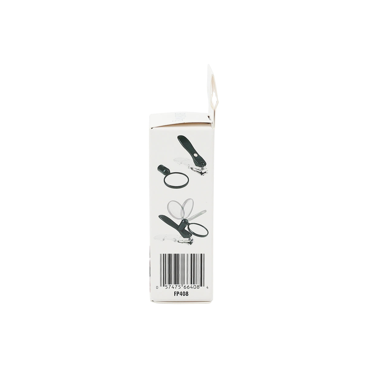 Rotating Nail Clipper With Magnifier packaging side 2