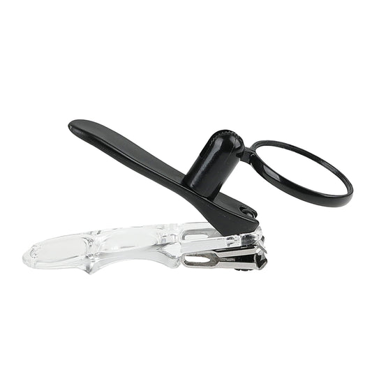 Rotating Nail Clipper With Magnifier side