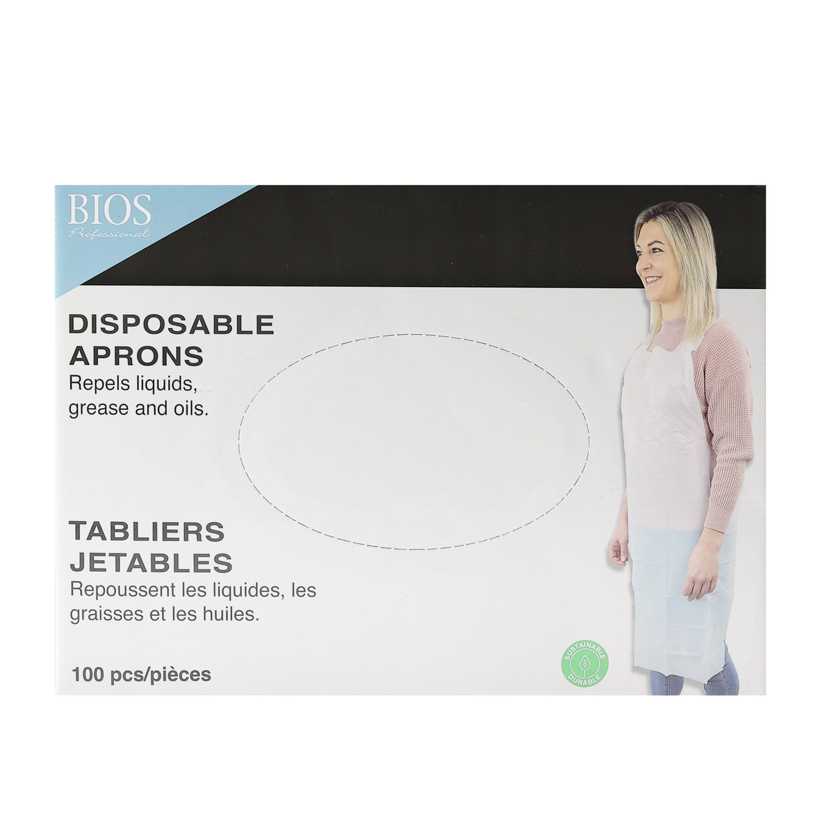 Disposable Aprons packaging front