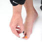 Gel Toe Straightener in use