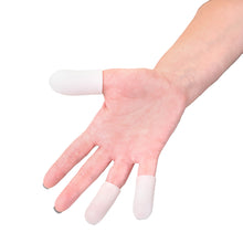 Load image into Gallery viewer, Gel Toe/Finger Caps in use
