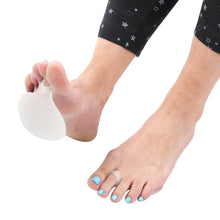 Load image into Gallery viewer, Gel Ball of Foot Cushion with Loop in use
