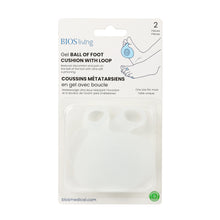 Load image into Gallery viewer, Gel Ball of Foot Cushion with Loop package front
