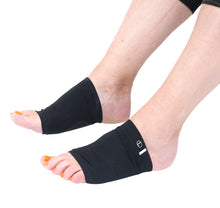 Load image into Gallery viewer, Gel Arch Support Sleeves in use

