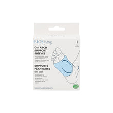Load image into Gallery viewer, Gel Arch Support Sleeves package front
