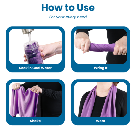 BIOS Living - Cooling Towel Display (6 Pieces)