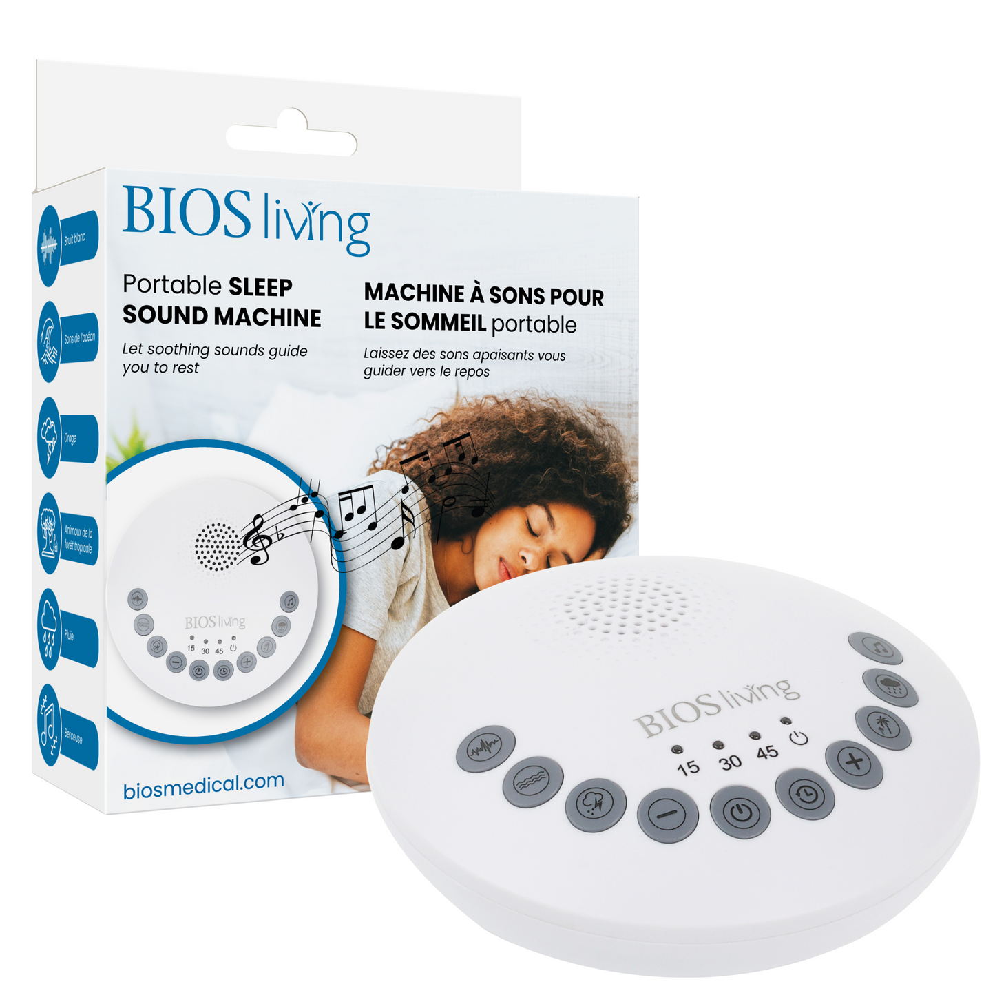 Machine à sons pour le sommeil portable
