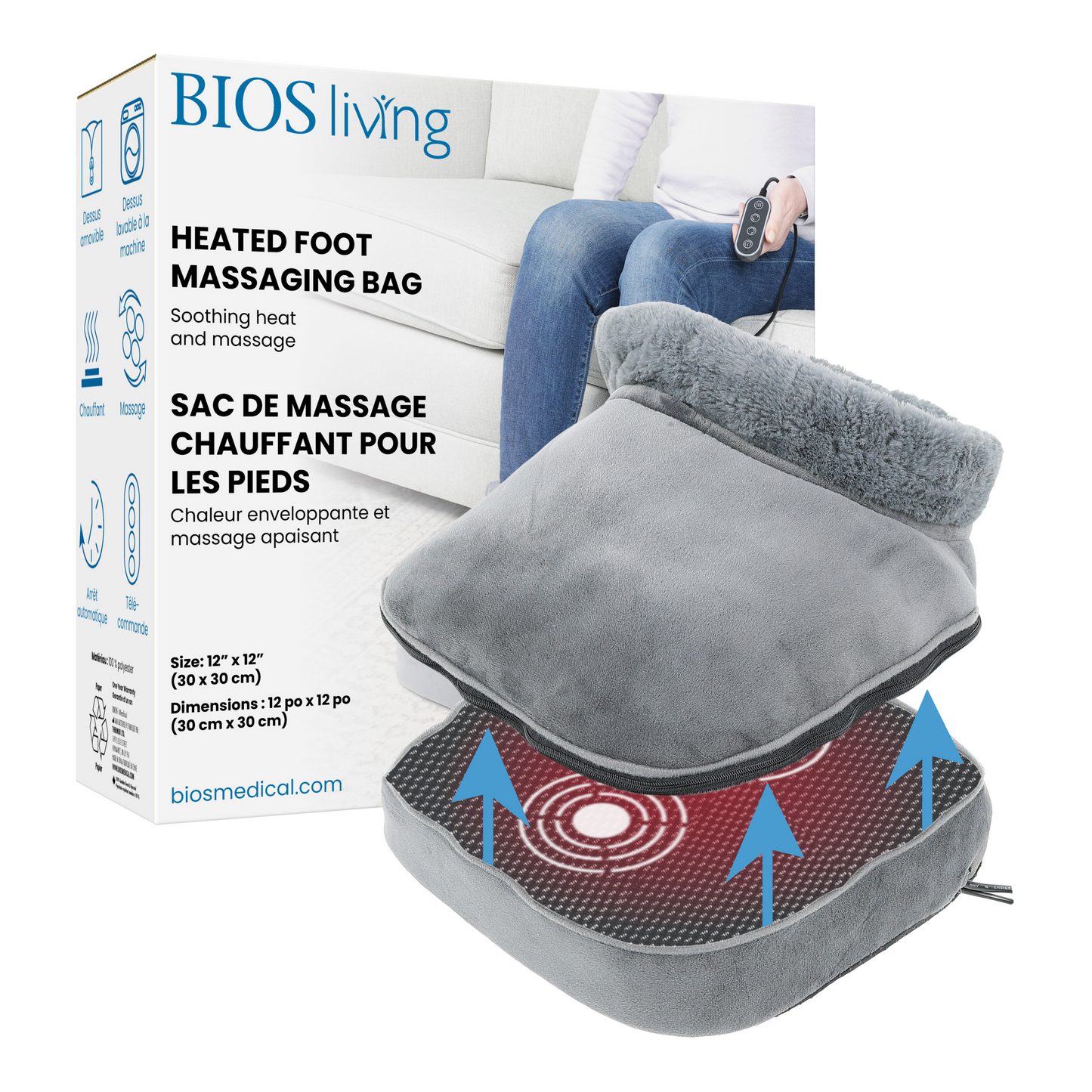 BIOS Living - Heated Foot Massaging Bag
