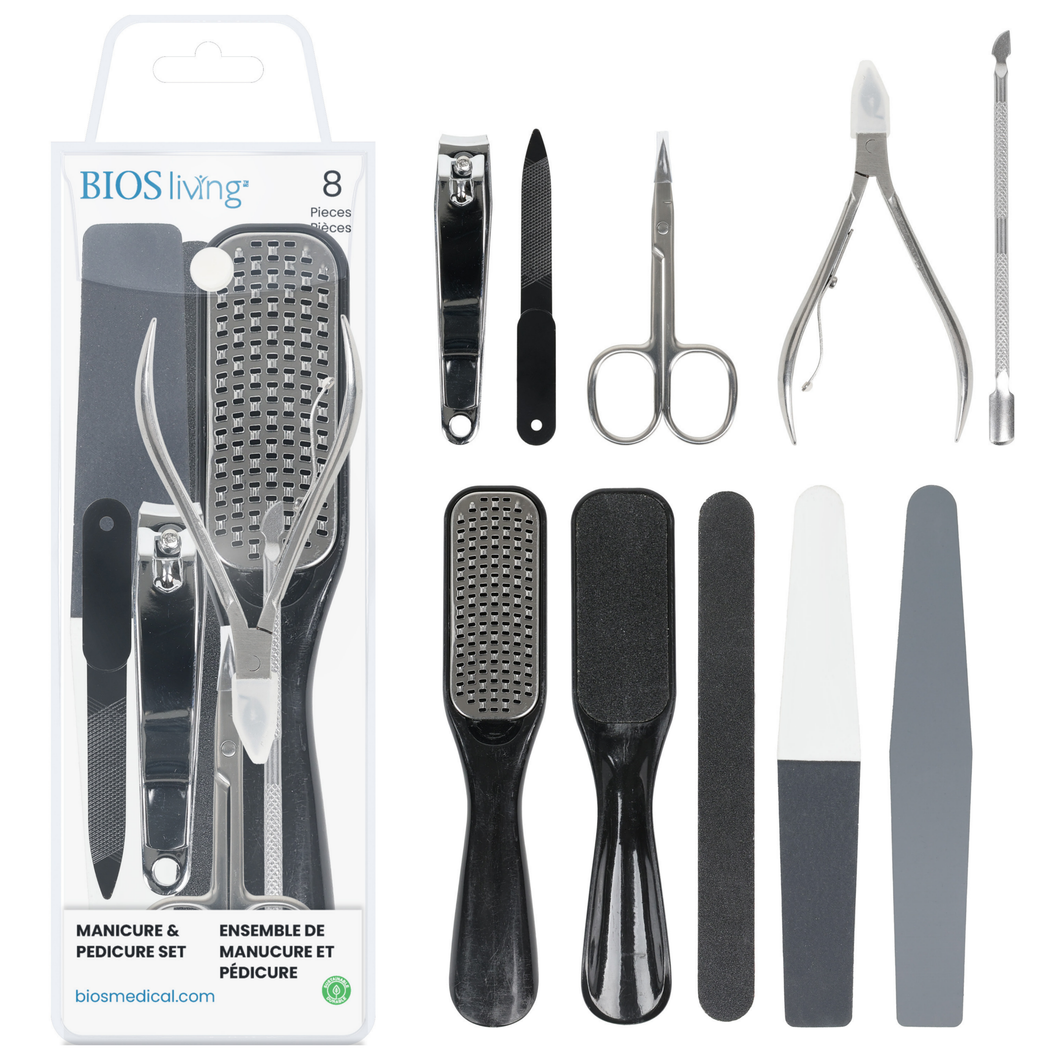 BIOS Living - Manicure & Pedicure Set (8 pieces)