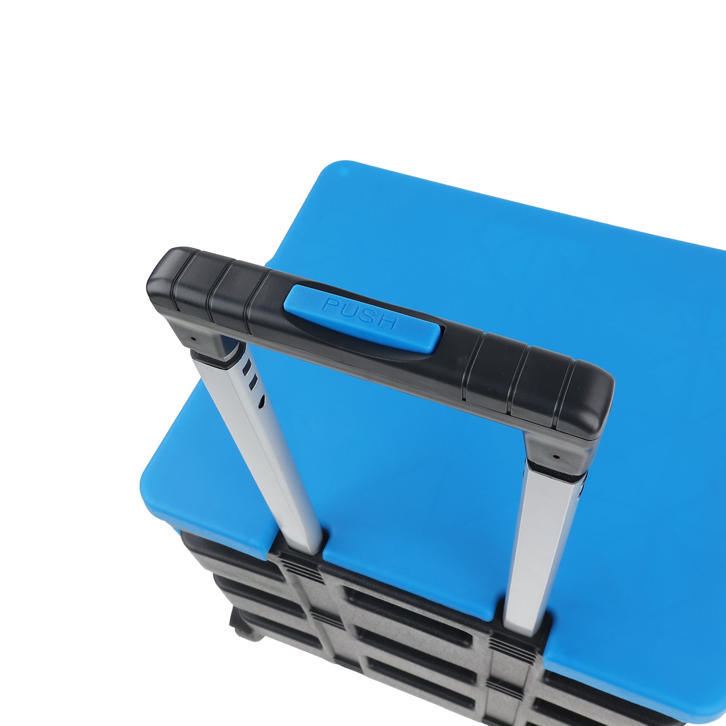 Panier de magasinage roulant pliable