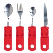 Load image into Gallery viewer, set of 4 redware built up utensils
