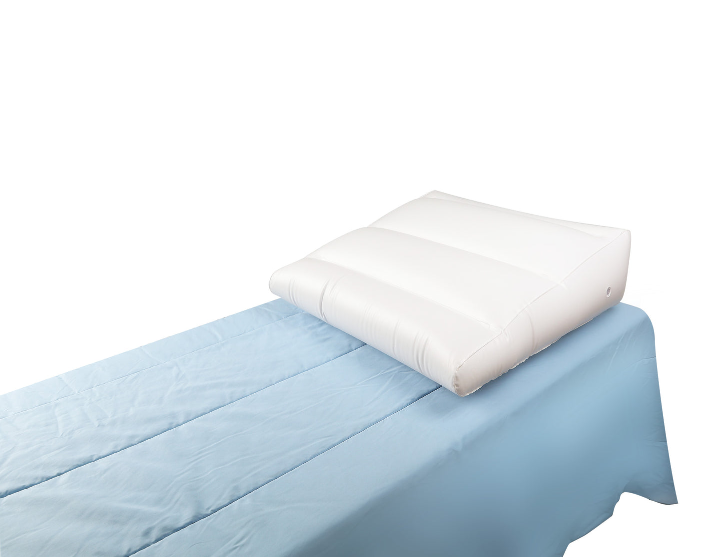 Inflatable Bed Wedge in use
