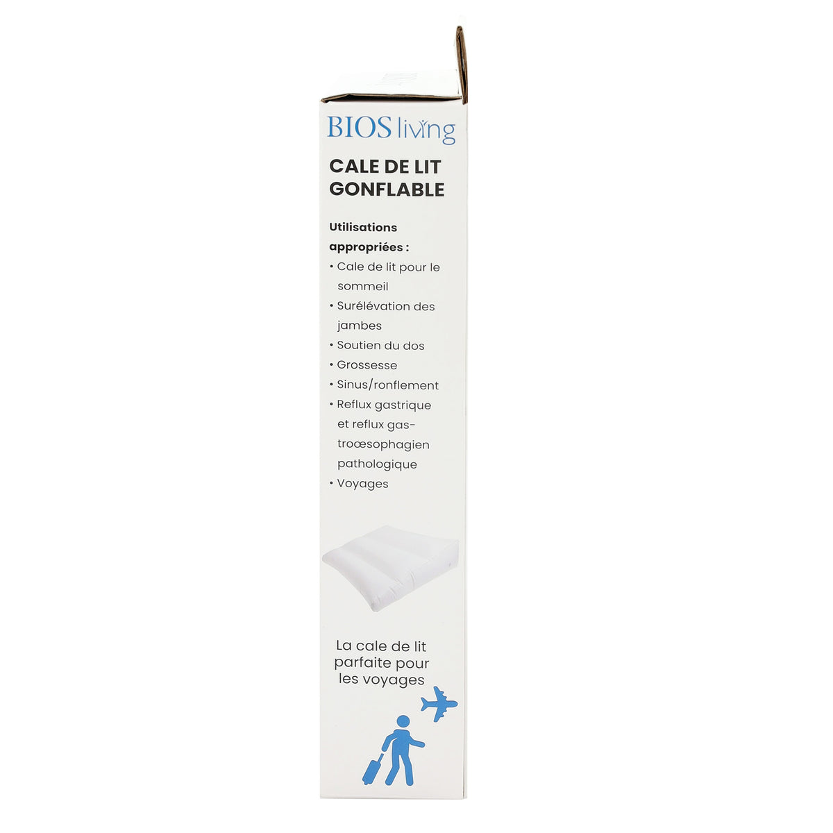 Inflatable Bed Wedge packaging side 2