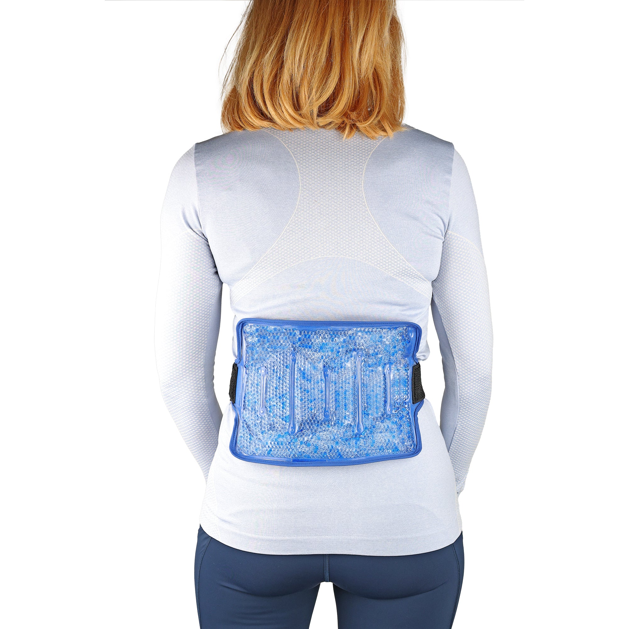 Back Stretch Wraps Load image into Gallery viewer, gel bead wrap on a persons back