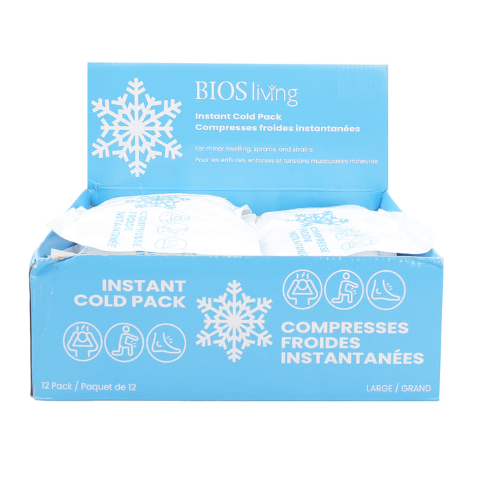 front view of the bulk instant cold package
