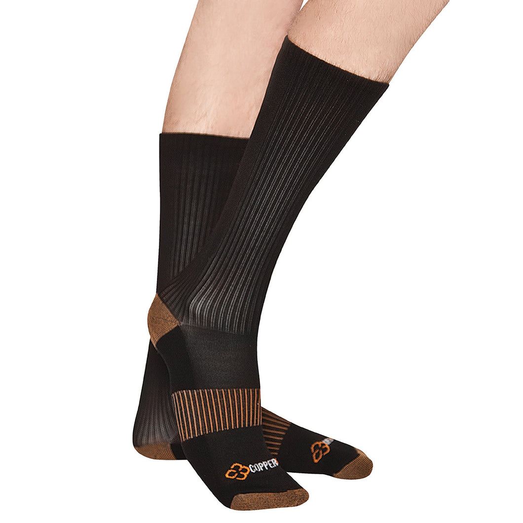COPPER 88™ Women's Calf High Socks - Black Photo