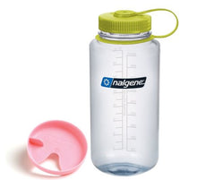 Load image into Gallery viewer, Nalgene Easy Sipper Bundle With 32 oz. Wide Mouth Bottle in Clear and Pink Easy Sipper Photo
