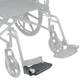 Phoenix Wheelchair Right Footrest Pad