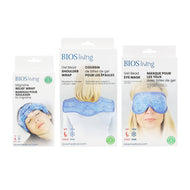 Gel Bead Hot & Cold Bundle with Eye Mask, and Migraine and Shoulder Wraps