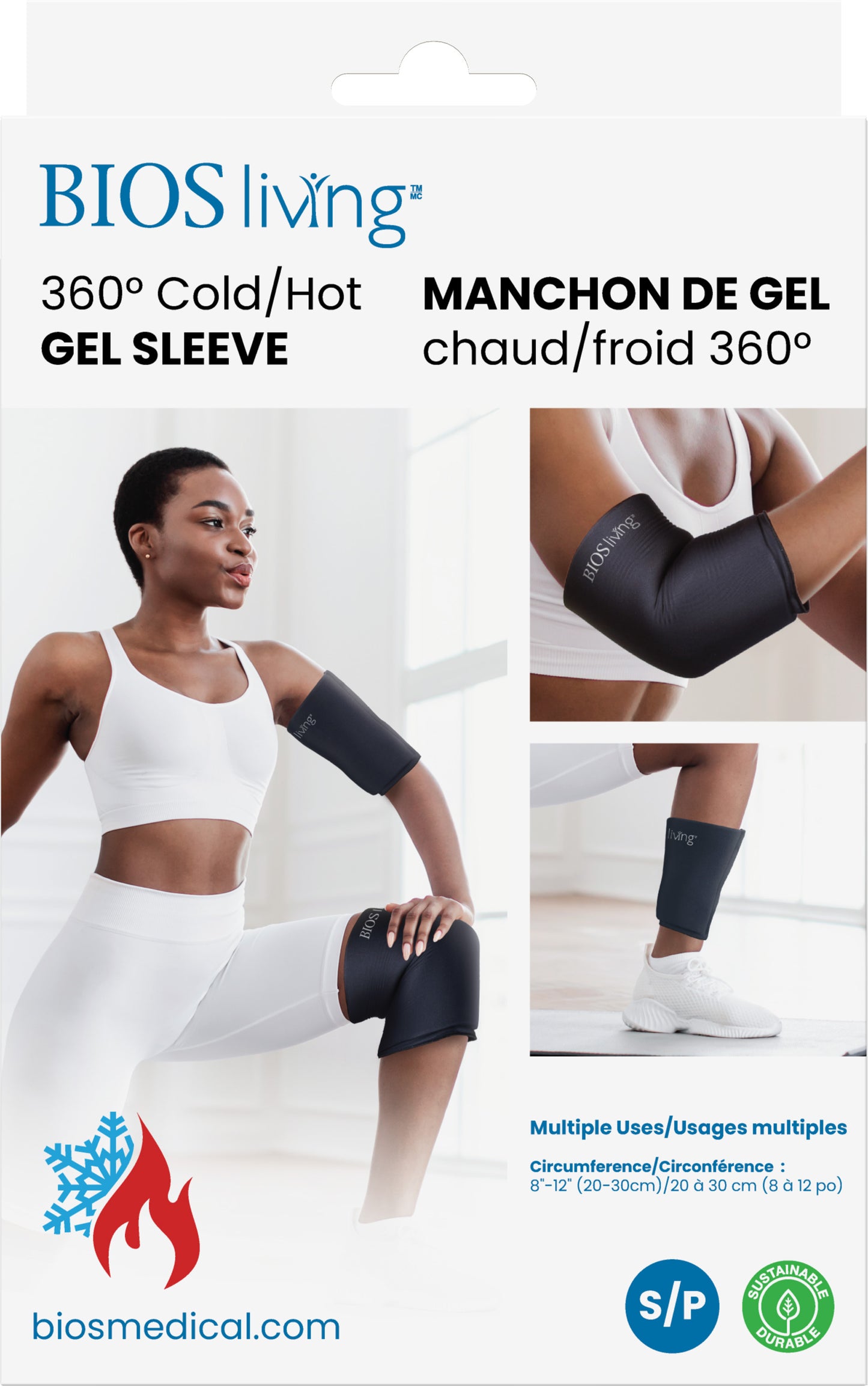 Manchon de gel chaud/froid 360°