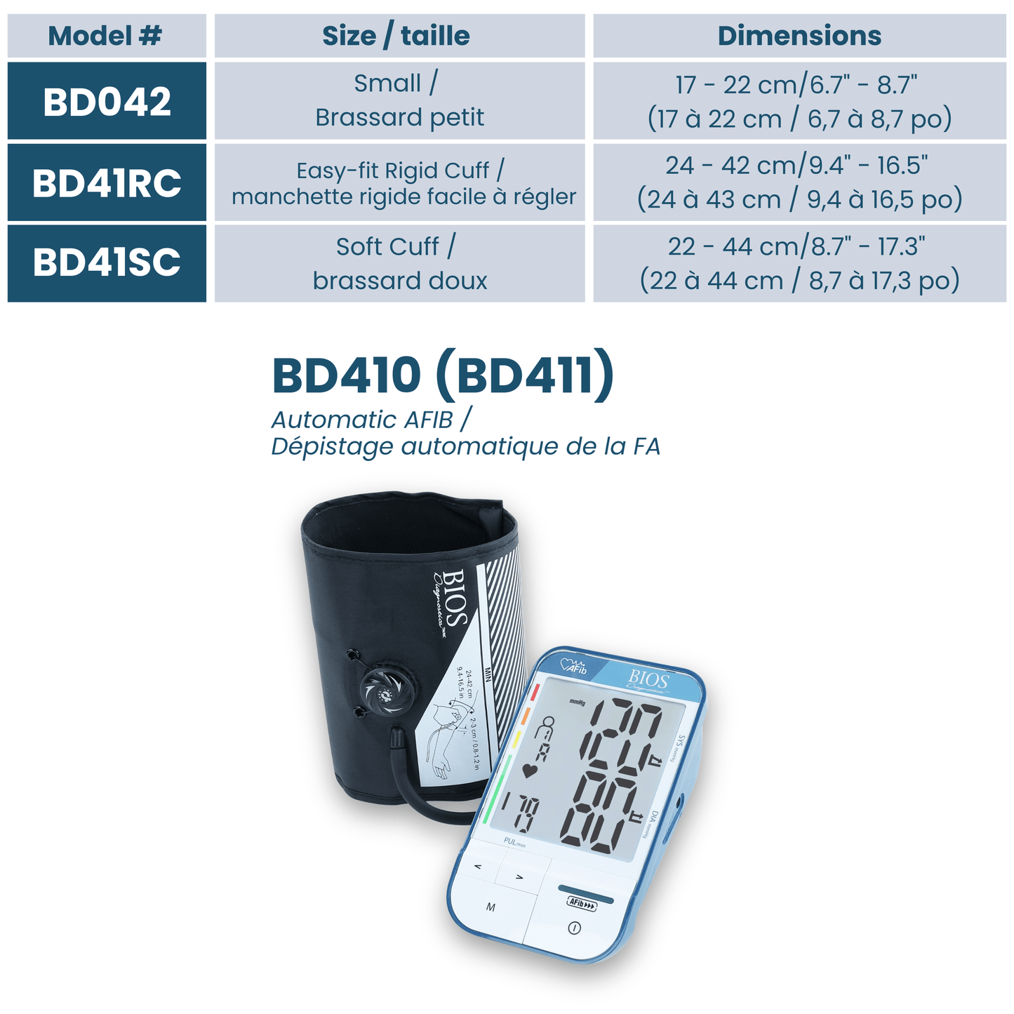 Replacement Cuffs for BD410