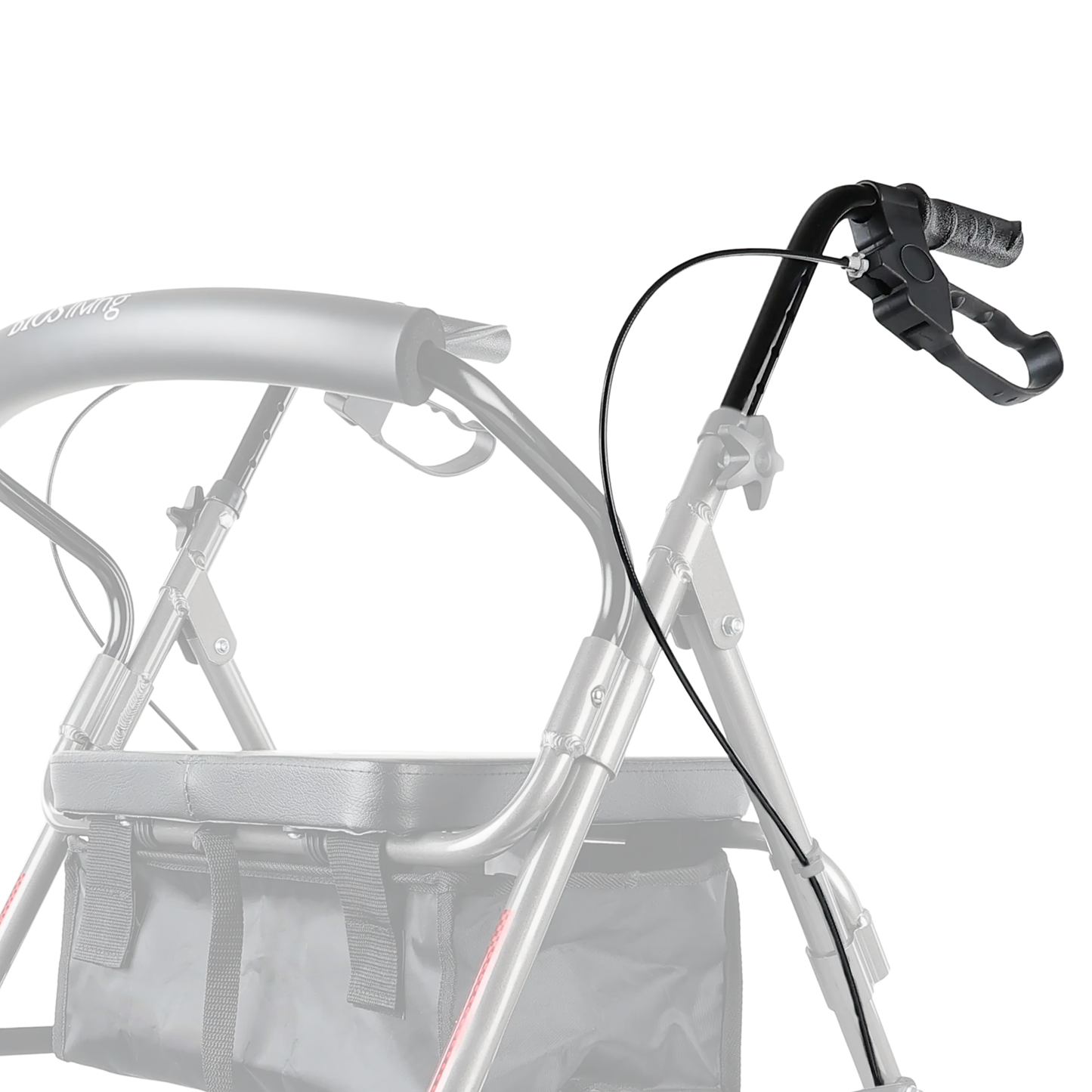 Ensemble de frein manuel gauche de rechange pour ambulateur