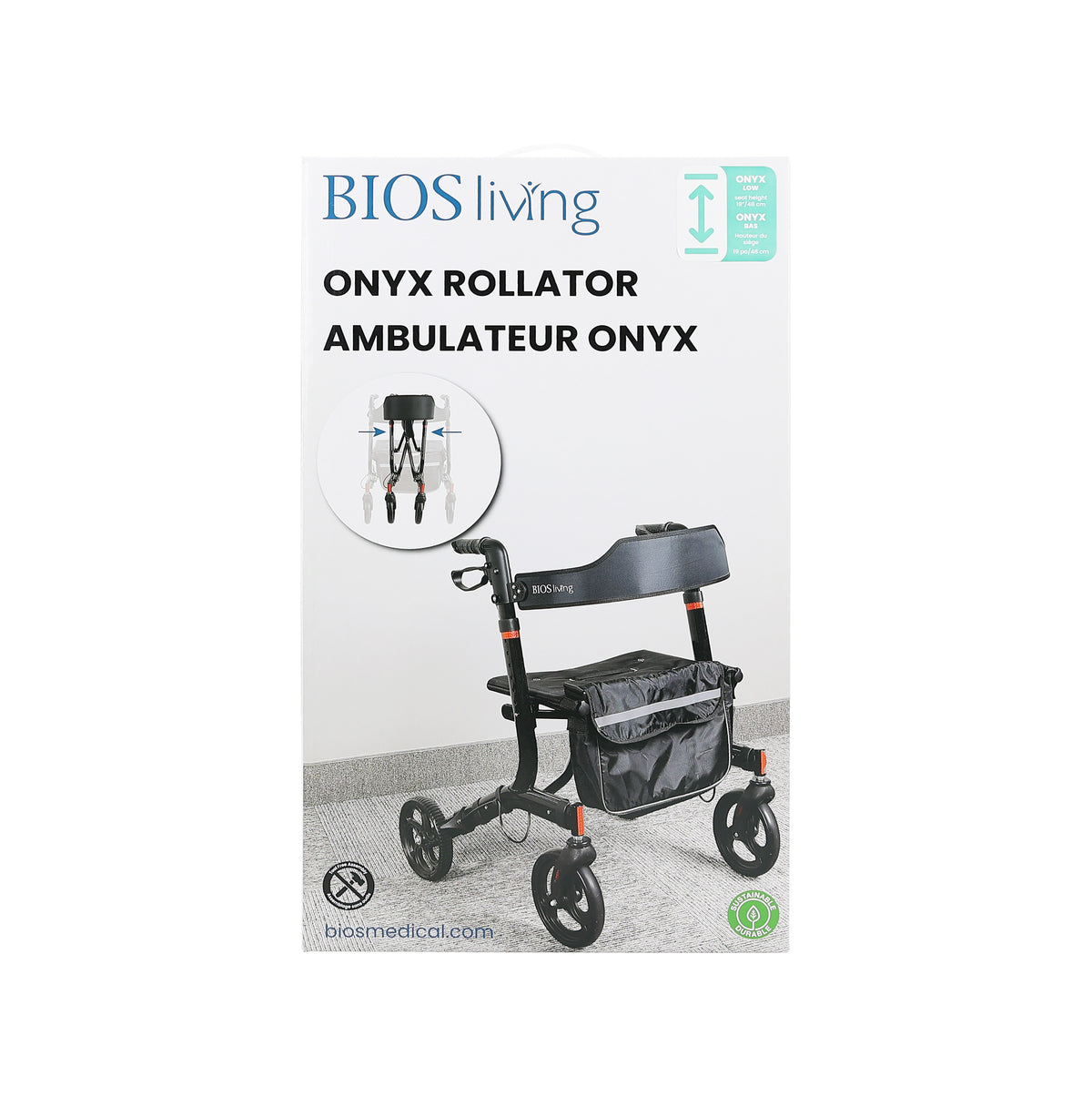ONYX Rollator Packaging