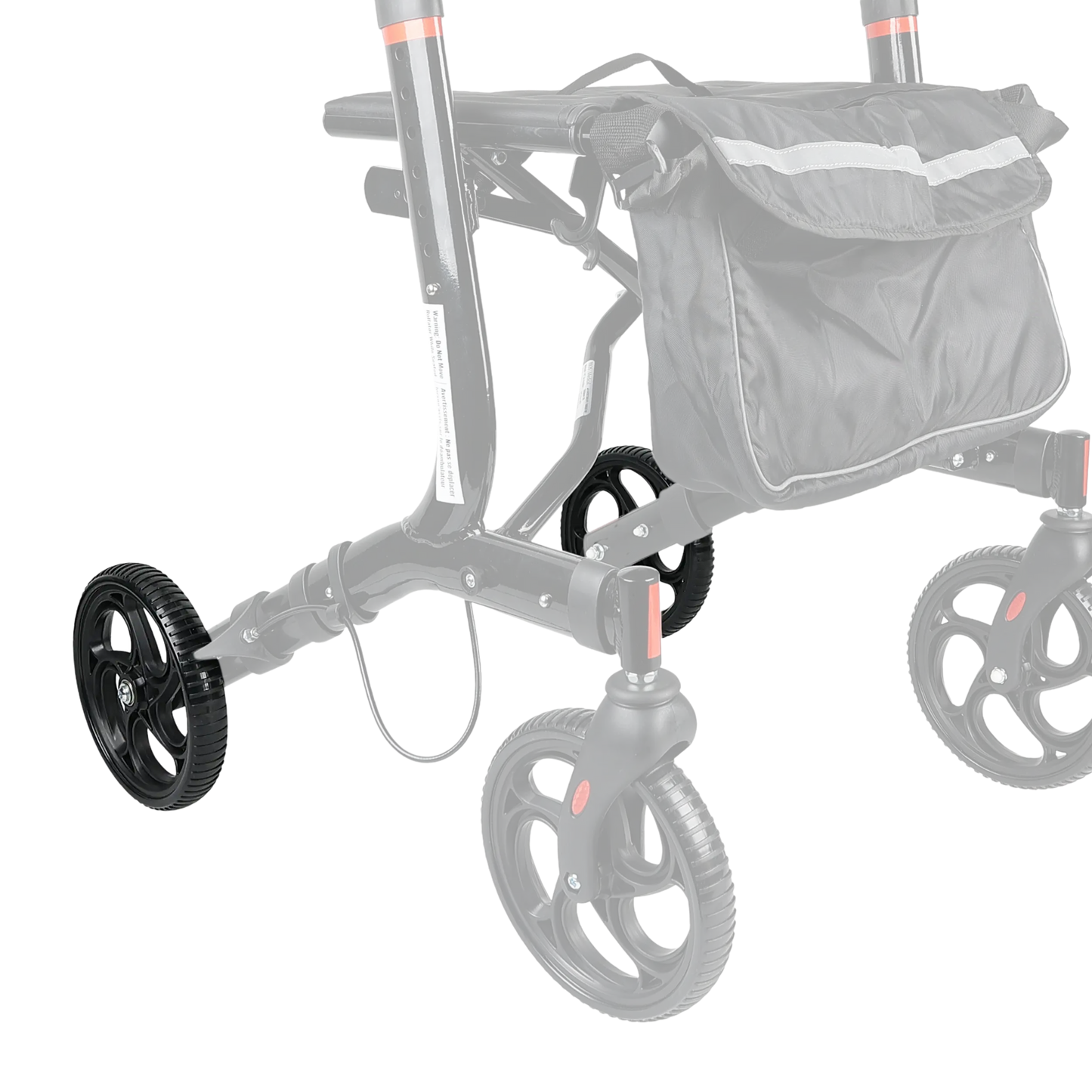 8" Back wheel for Rollators