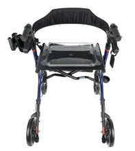 Load image into Gallery viewer, Onyx Deluxe Rollator back with a tray
