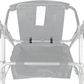 Attache de siège pour déambulateur pliable