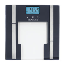 Load image into Gallery viewer, picture of a glass, digital body fat scale
